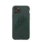 Green summit, evergreen tree engraved Pela phone case for the iPhone 11.