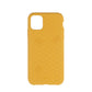 Honey bee, honeycomb engraved Pela phone case for the iPhone 11.